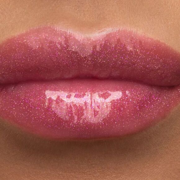 🌷 Too Faced Paid Off (Mauve w Sparkle) Lip Injection Gloss New FullSz - Picture 4 of 5